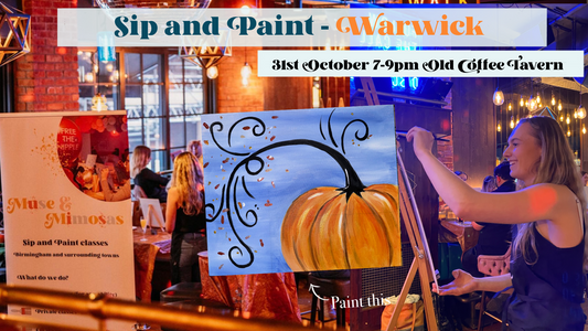 CANCELLED Sip and Paint Warwick - 31st October - Halloween Special