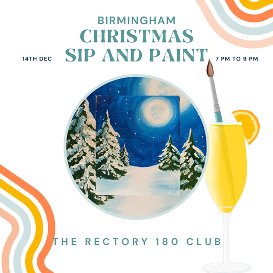 Christmas Sip and Paint Birmingham - 14th December 2026