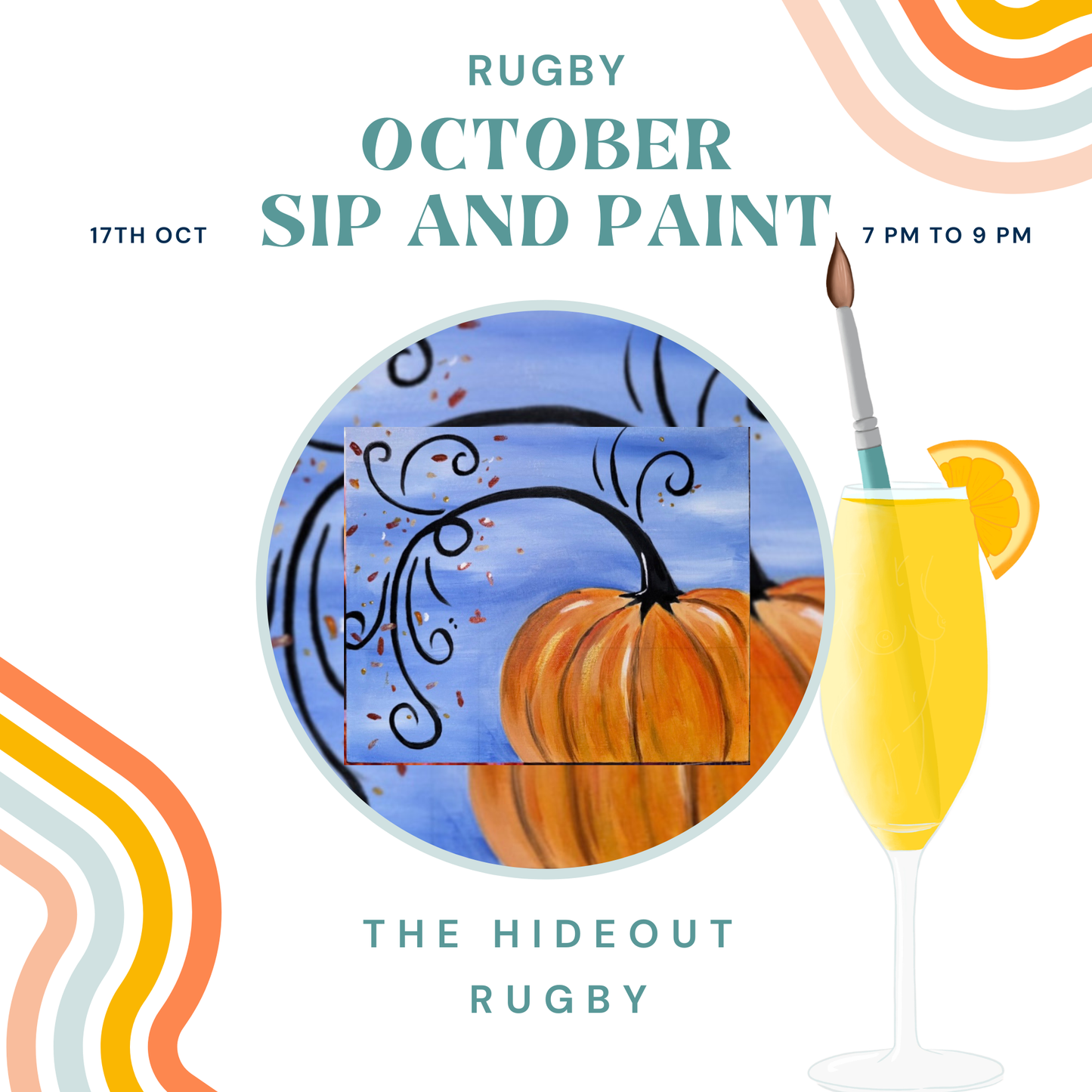 Sip and Paint Rugby - 17th October 2026