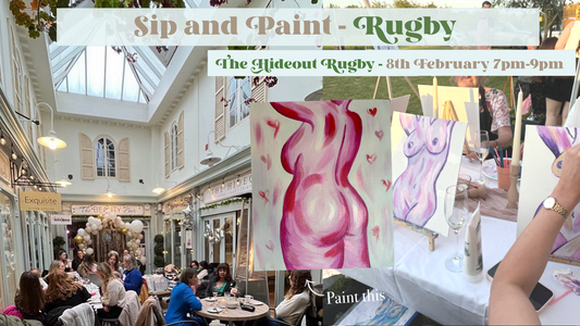 Sip and Paint Rugby - 8th Febuary 2025