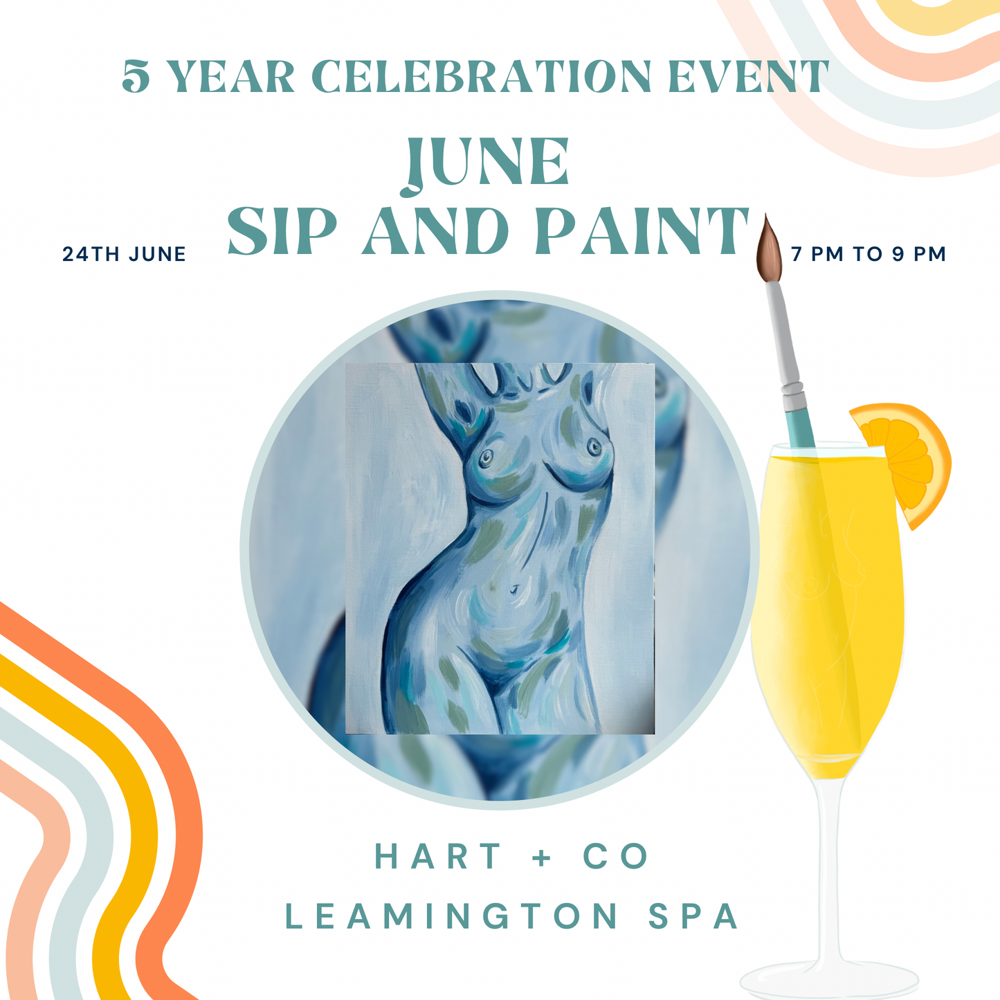Sip and Paint Leamington Spa - 24th June 2026