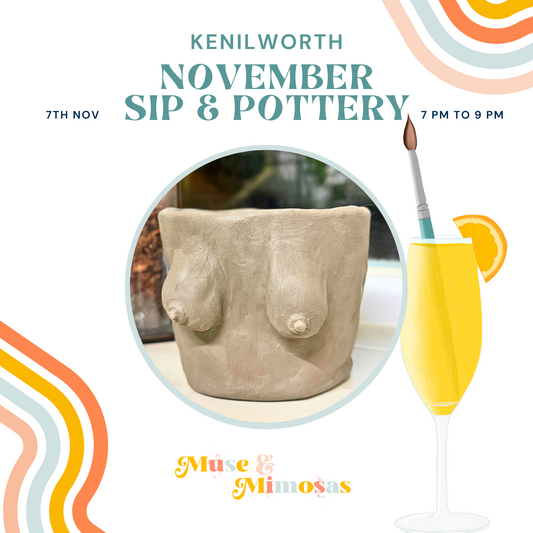 Sip and Pottery Kenilworth - 7th November 2025