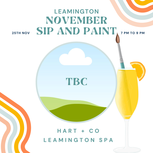 Sip and Paint Leamington Spa - 25th November 2026