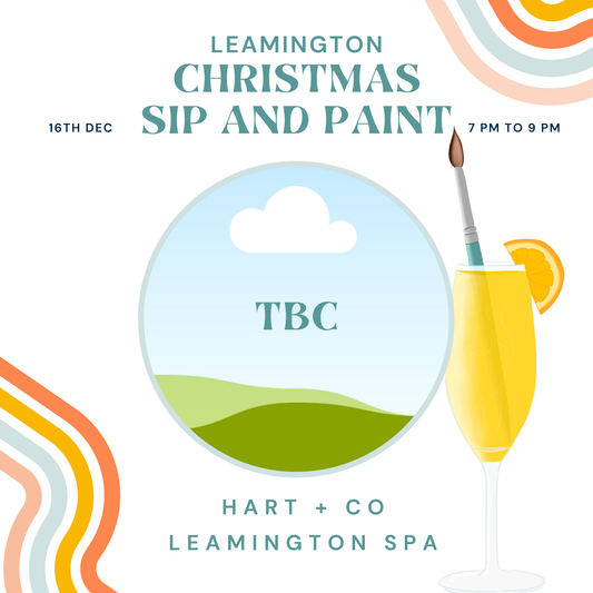 Christmas Sip and Paint Leamington Spa - 16th December 2026